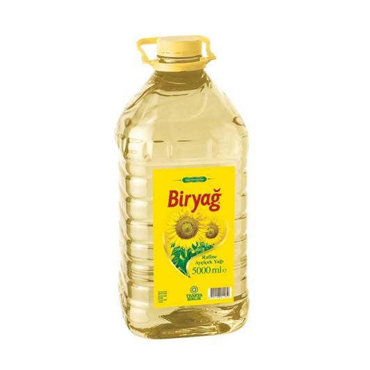 BİRYAĞ AYÇİÇEK YAĞI KÖŞELİ PET 5 LT