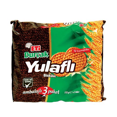 ETİ BURÇAK YULAFLI BİSKÜVİ 3 LÜ 375 GR