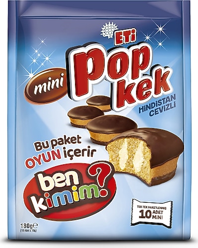 ETİ POPKEK MİNİ HİNDİSTAN CEVİZLİ 180 GR