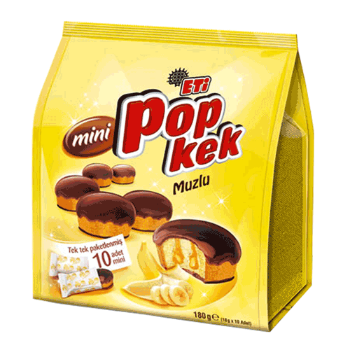 ETİ POPKEK MUZLU 180 GR