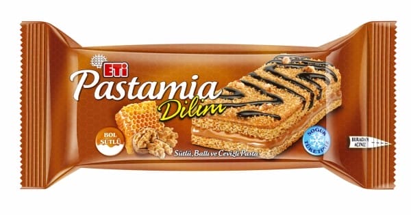 PASTAMİA SÜTLÜ BALLI PASTA DİLİM 27 GR