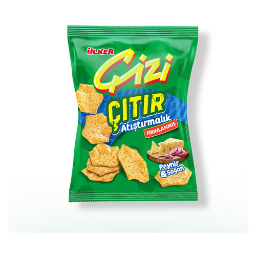ÜLKER ÇİZİ ÇITIR PEYNİR&SOĞAN 80G