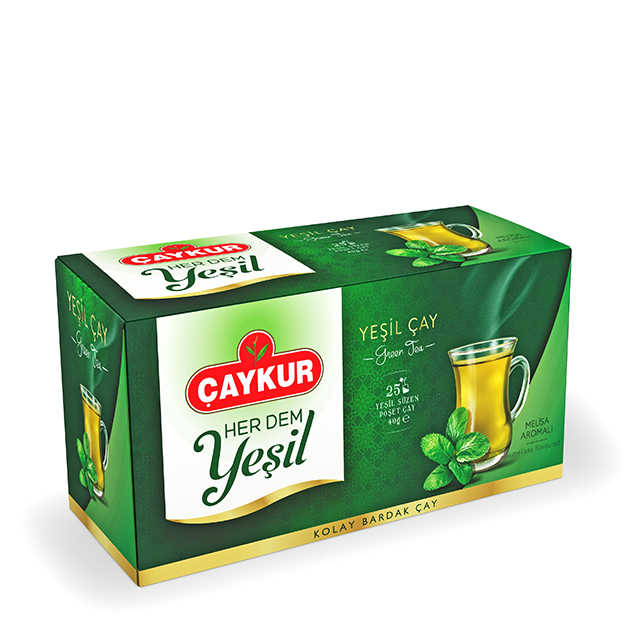 ÇAYKUR YEŞİL SÜZEN ÇAY NANE 40GR
