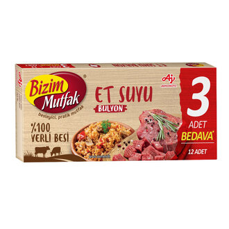 ÜLKER BİZİM MUTFAK ET SUYU BULYON 12 ADET