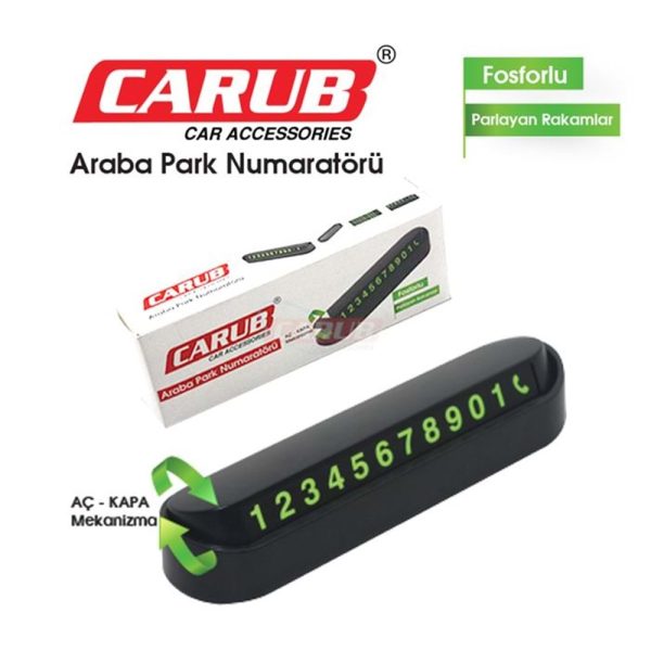 CARUB ARABA PARK NUMARATÖRÜ FOSFORLU 462 06 16