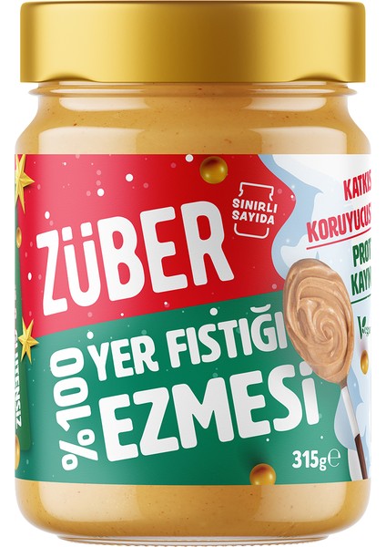 ZÜBER YER FISTIĞI EZMESİ %100 315GR  