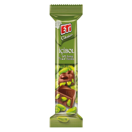 ETİ  İÇİBOL ANTEP FISTIKLI ÇİKOLATA 30G