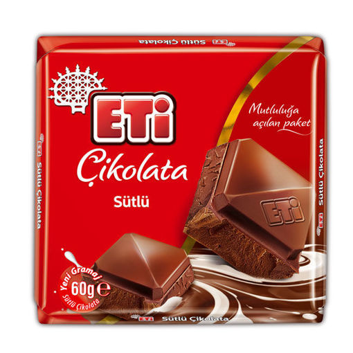 ETİ SÜTLÜ ÇİKOLATA 65 GR