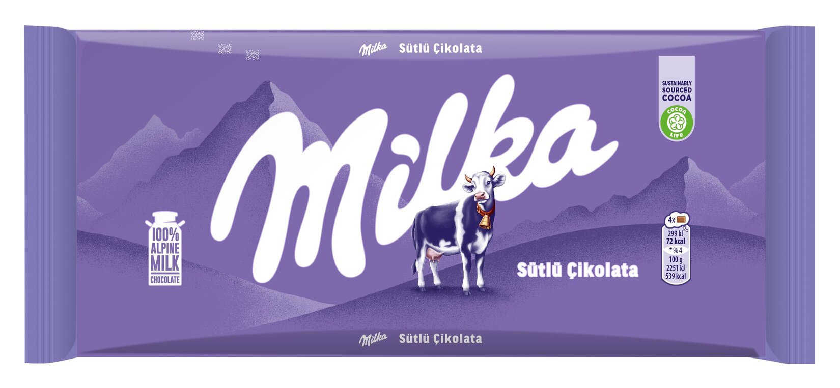 MİLKA SÜTLÜ ÇİKOLATA 80 G