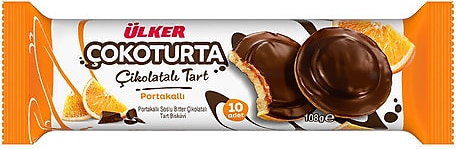 ÜLKER ÇOKOTURTA JELLY PORTAKALLI 108G