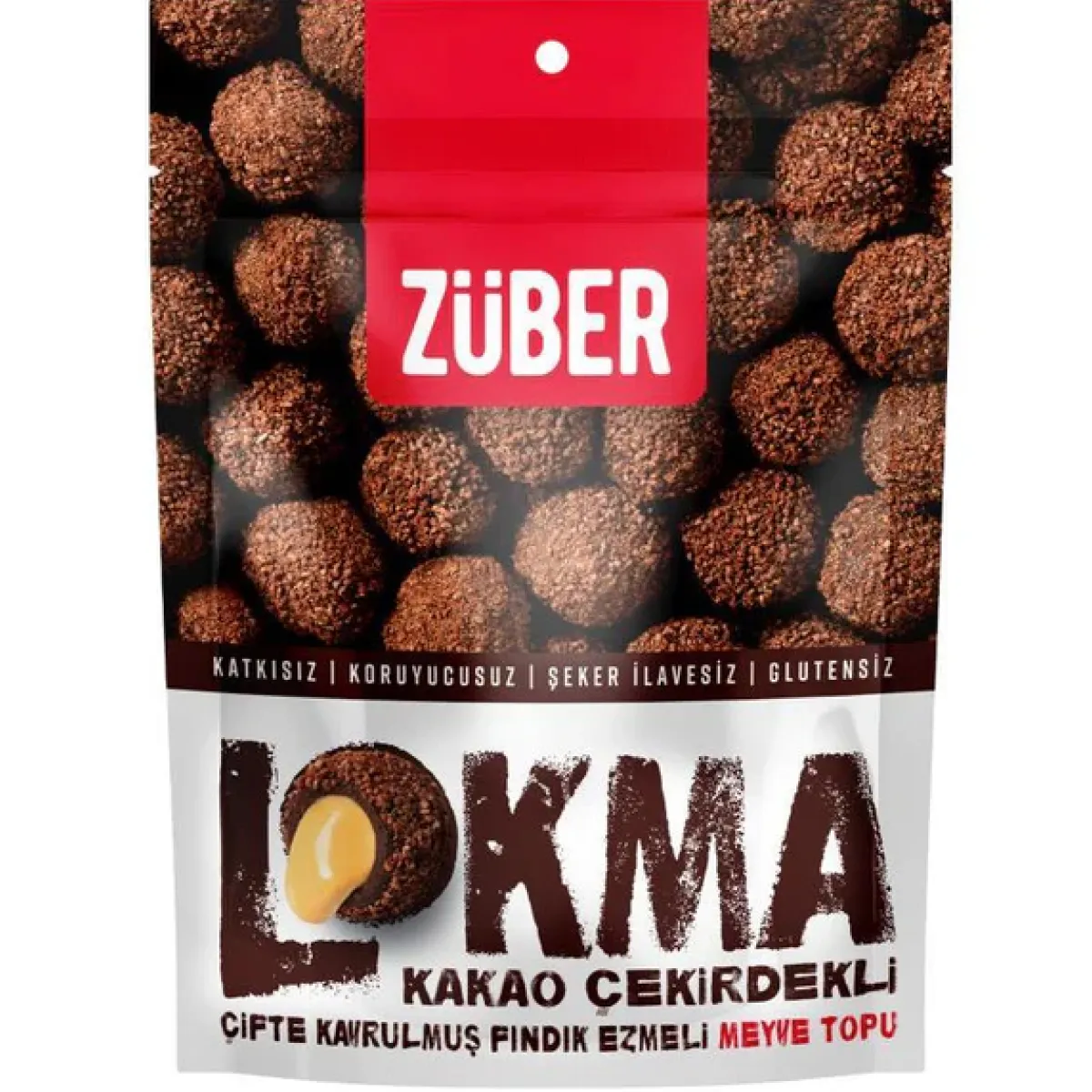 ZÜBER LOKMA KAKAO ÇEKİRDEKLİ 96GR 