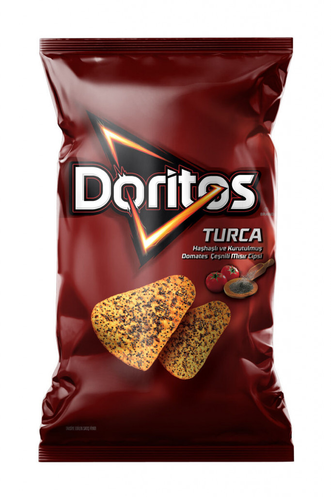 DORİTOS TURCA HAŞHAŞLI VE KURUTULMUŞ DOMETES AROMALI 105 GR