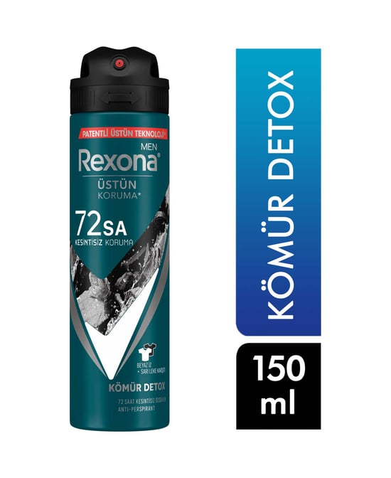 REXONA KÖMÜR DETOX DEODORANT 150 ML