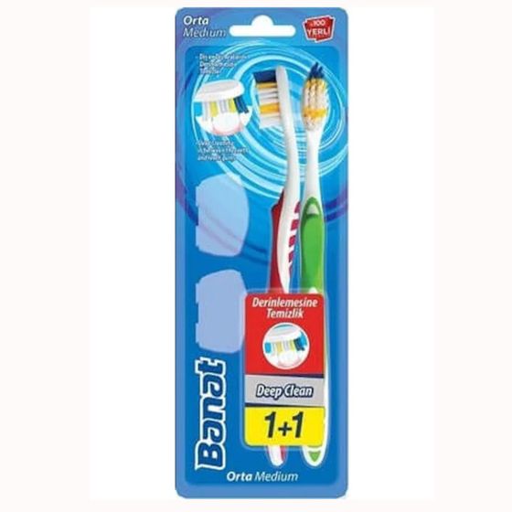 BANAT DEEP CLEAN 1+1 DİŞ FIRÇASI