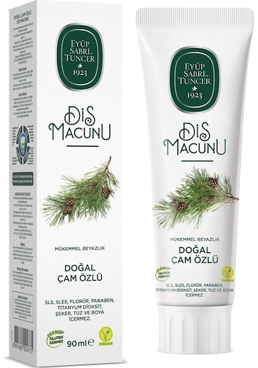 EYÜP SABRİ TUNCER DOĞAL ÇAM  ÖZLÜ  DİŞ MACUNU 60 ML