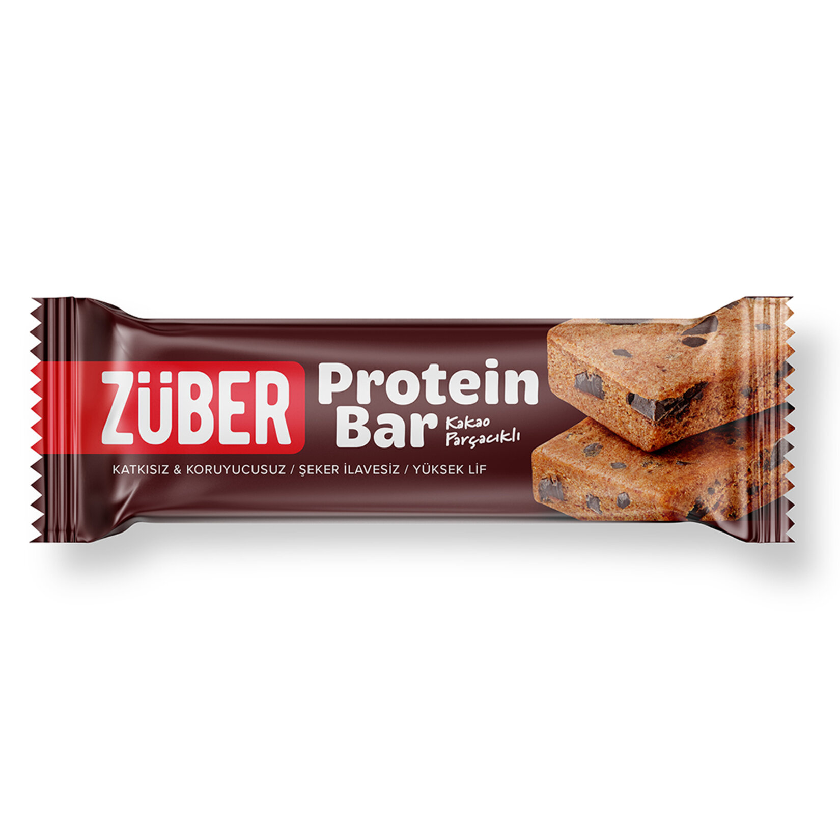 ZÜBER PROTEİN BAR  KAKAO PARÇACIKLI 35GR 
