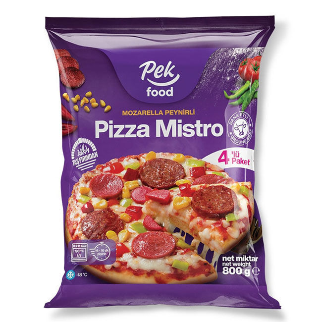 PEK FOOD PİZZA MİSTRO 800GR