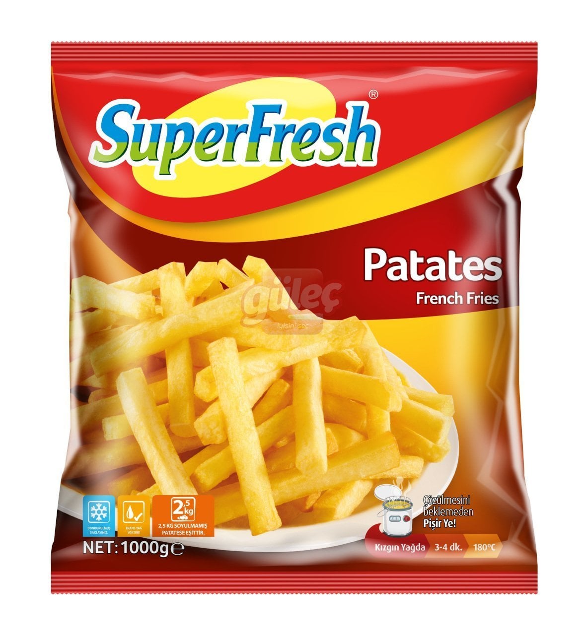 SUPERFRESH PATATES 1000 G