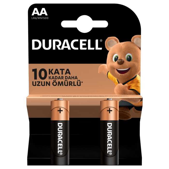DURACELL KALIN PİL AA 2 Lİ 