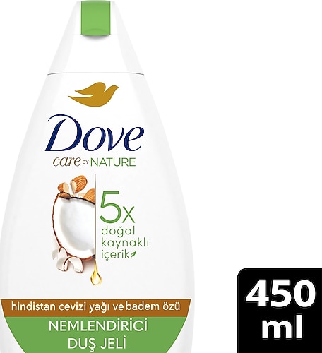 DOVE CARE & NATURE HAİNDİSTAN CEVİZİ YAĞI DUJ JELİ 450 ML