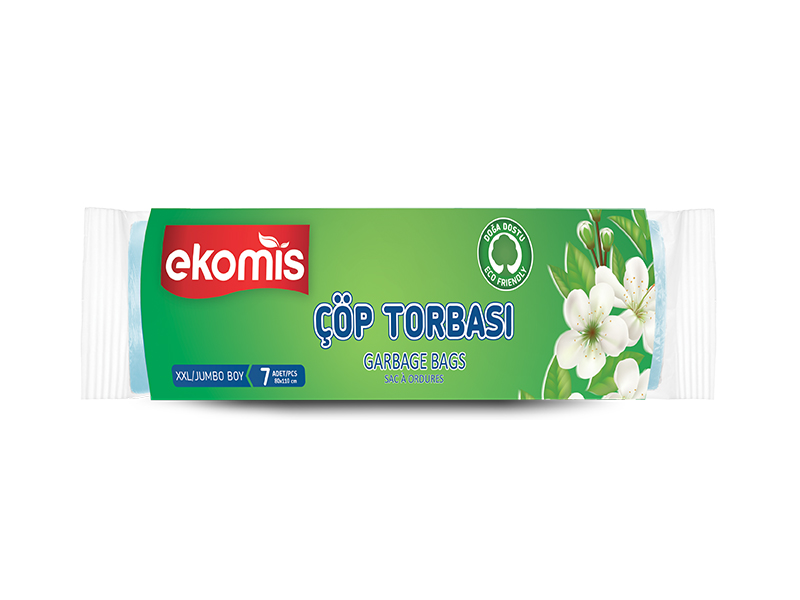 EKOMİS BATTAL BOY ÇÖP TORBASI 7 ADET