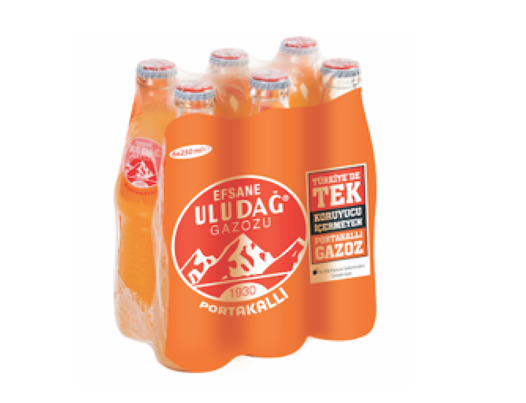 ULUDAĞ PORTAKALLI GAZOZ 1L