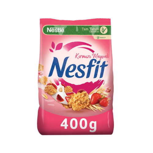 NESTLE NESFİT GEVREK KIRMIZI MEYVELİ 400 G