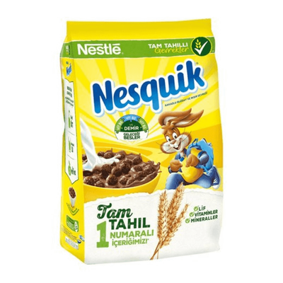 NESTLE NESQUİK ÇİKOLATALI BUĞDAY VE MISIR GEVREĞİ 450 G