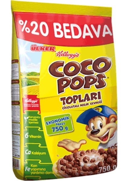 ÜLKER COCOPOPS TOPLARI 700G