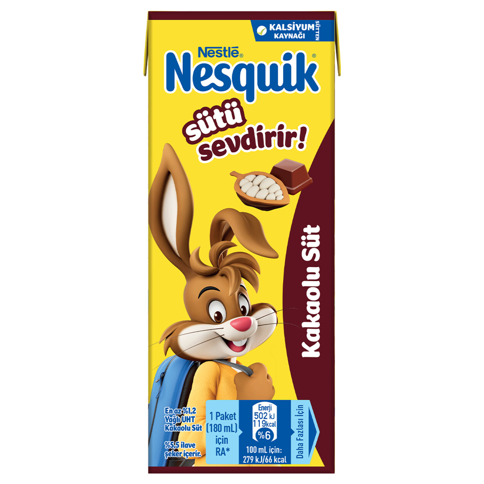 NESTLE NESQUİK KAKAOLU SÜT 180ML