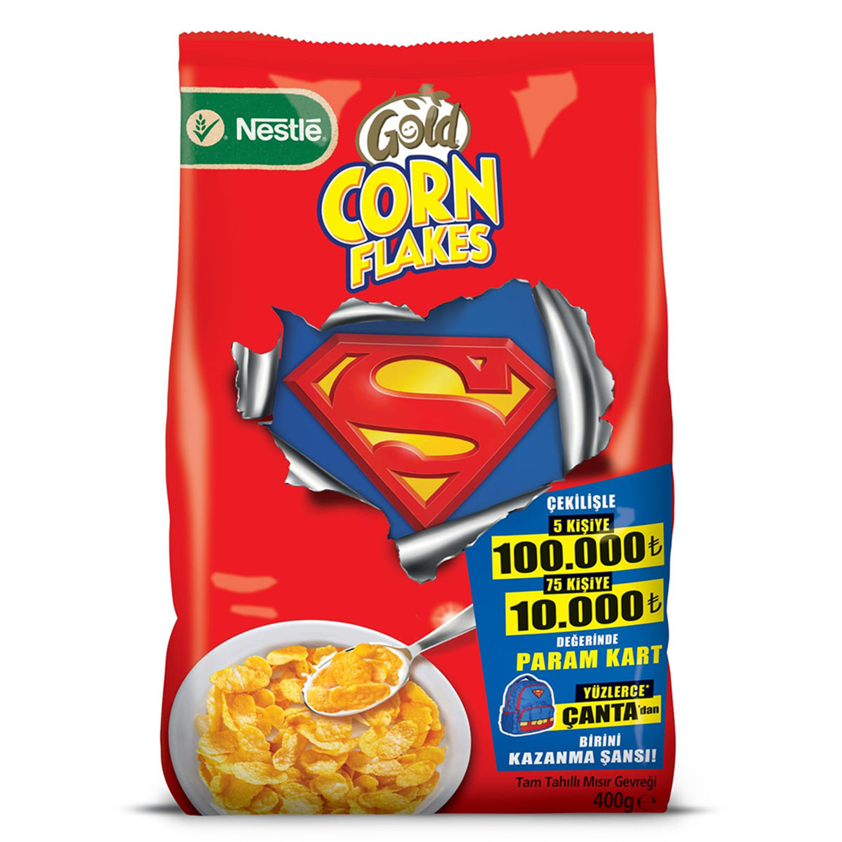 NESTLE GOLD CORN FLAKERS 400 GR