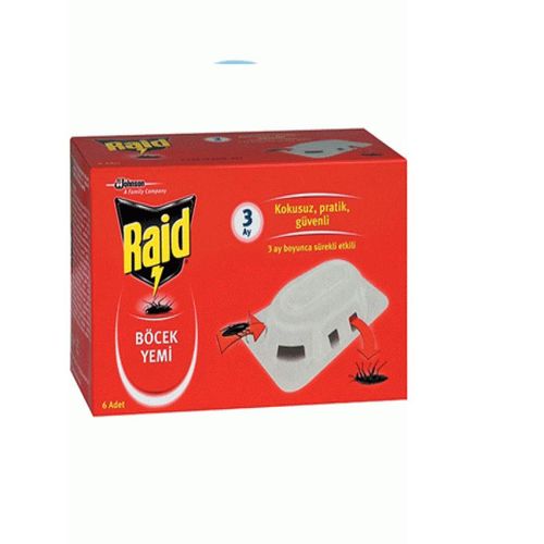 RAID HAMAM BÖCEĞİ YEMİ 6 ADET