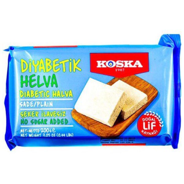 KOSKA DİYABETİK SADE HELVA 200GR