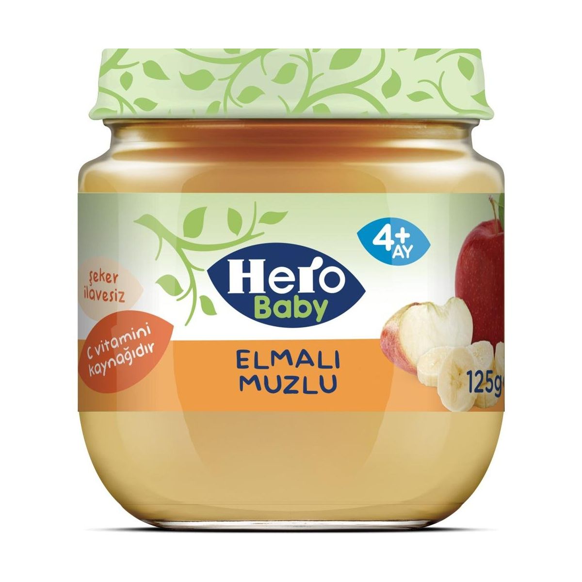 HERO BABY ELMALI MUZLU 125  GR