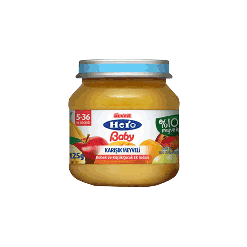 HERO BABY  KARIŞIK MEYVELİ 125 GR