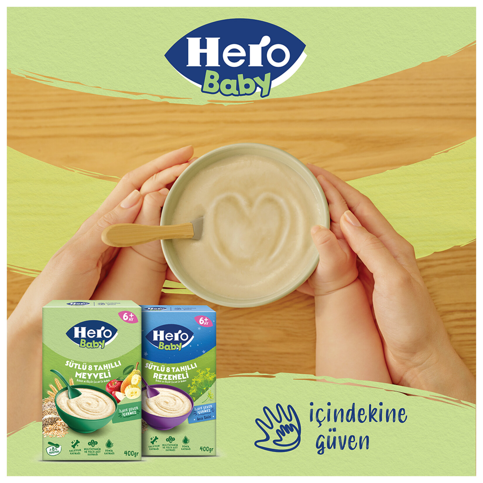 HERO BABY SÜTLÜ BALLI İRMİKLİ 250 GR
