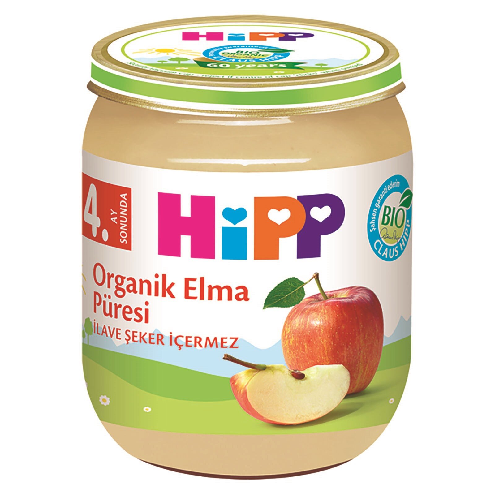HİPP ORGANİK ELMA  KAVANOZ MAMA 125 GR