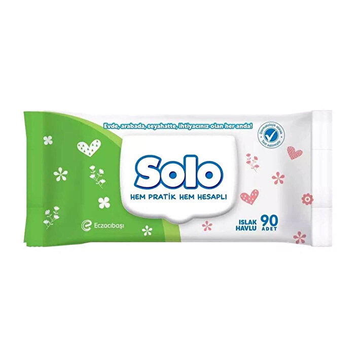 SOLO ISLAK HAVLU BEYAZ SABUN KAPAKLI 90 LI 