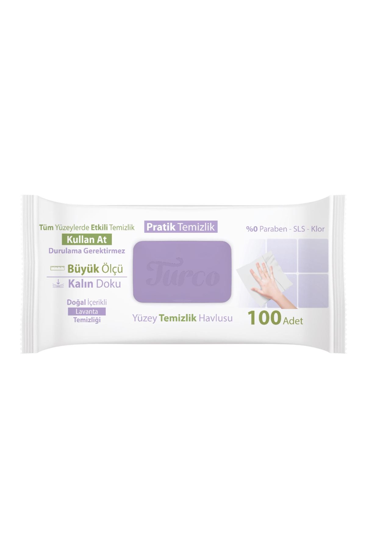 TURCO YÜZEY TEMİZLİK HAVLUSU LAVANTA