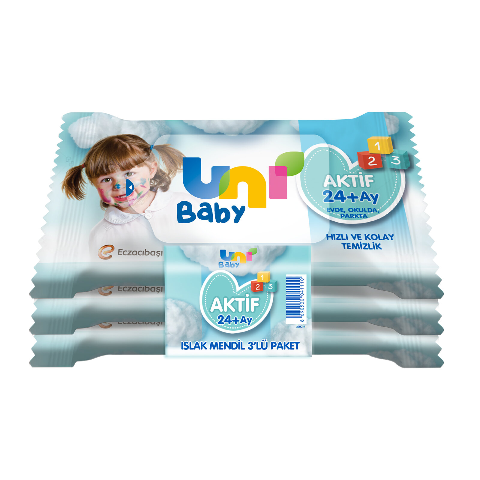 UNI BABY AKTİF CEP MENDİLİ