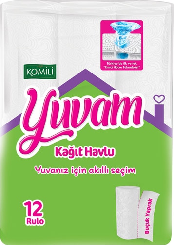 KOMİLİ YUVAM KAĞIT HAVLU 12 ADET