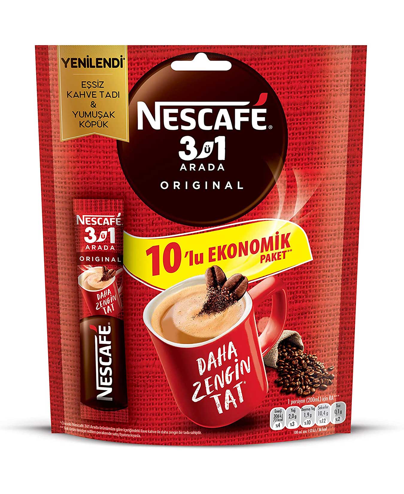 NESCAFE 3 Ü 1 ARADA 17,5GR 