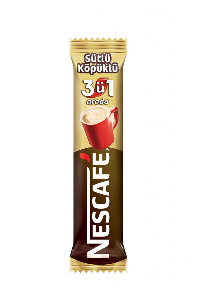 NESCAFE 3Ü1 ARADA SÜTLÜ KÖPÜKLÜ 17.4 G