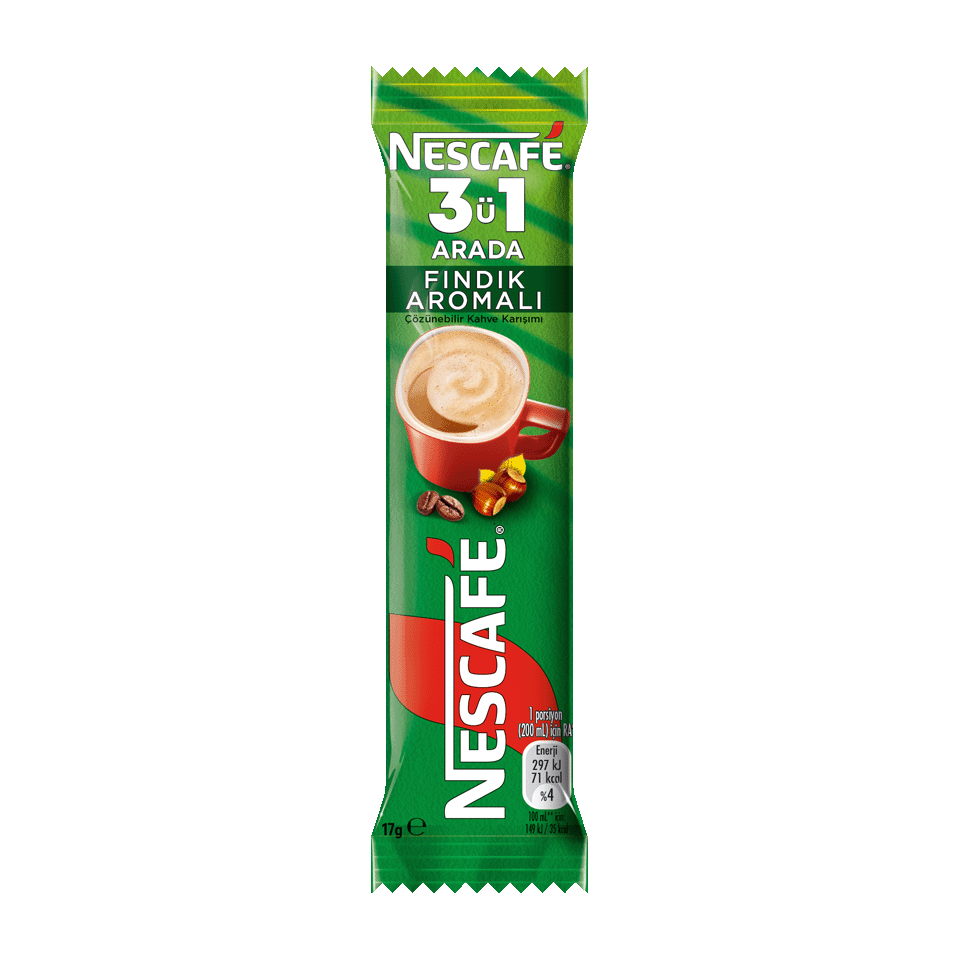 NESCAFE 3Ü1 ARADA FINDIK AROMALI 17 GR