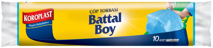 KOROPLAST BATTAL BOY ÇÖP TORBASI 72X95 CM 