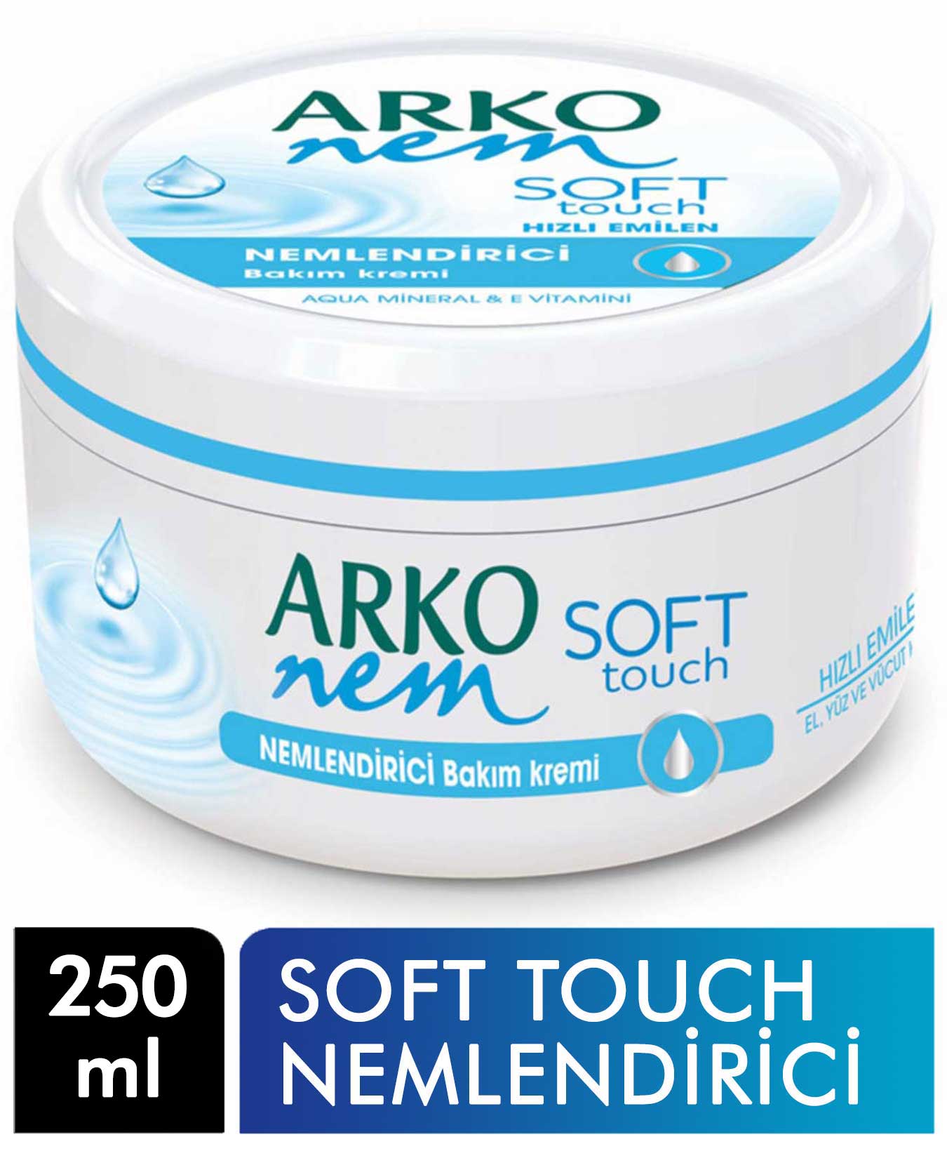 ARKO NEM HIZLI EMİLEN SOFT KREM 250 ML