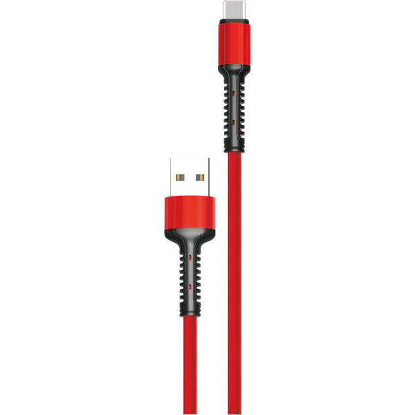 LİNK TYPE C ŞARJ KABLOSU KIRMIZI 1000 MM 3.0A
