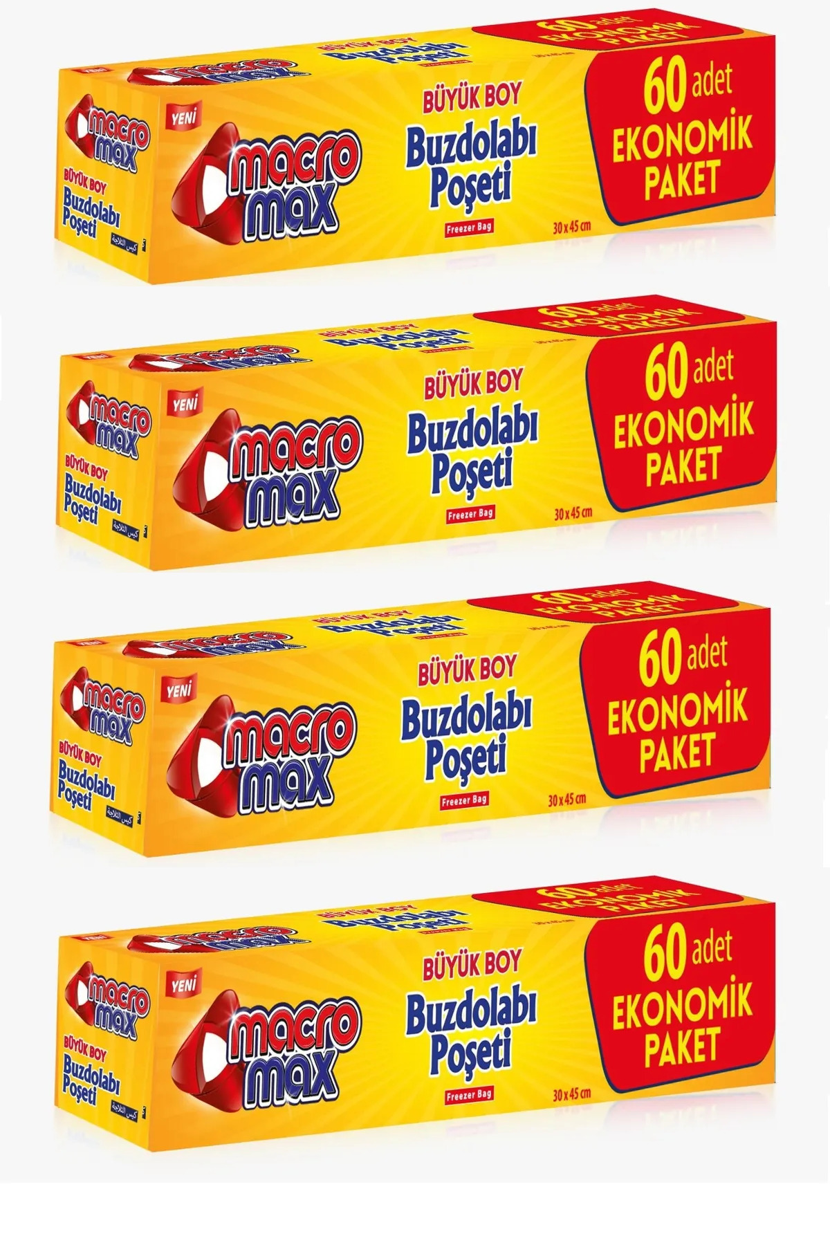 MACROMAX BUZDOLABI POŞETİ ORTA BOY - 4 AL 3 ÖDE 