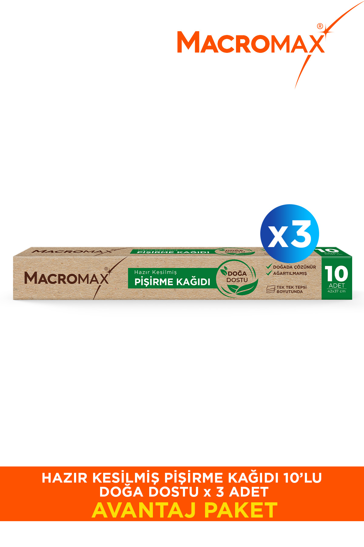 MACROMAX DOĞA DOSTU SERİ PİŞİRME KAĞIDI
