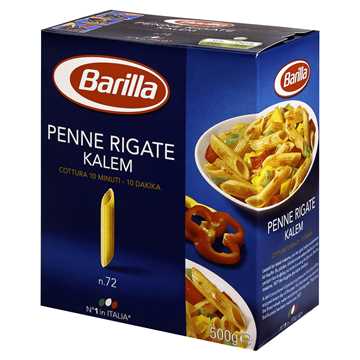 BARILLA MAKARNA  PENNE RIGATE KALEM 500GR 